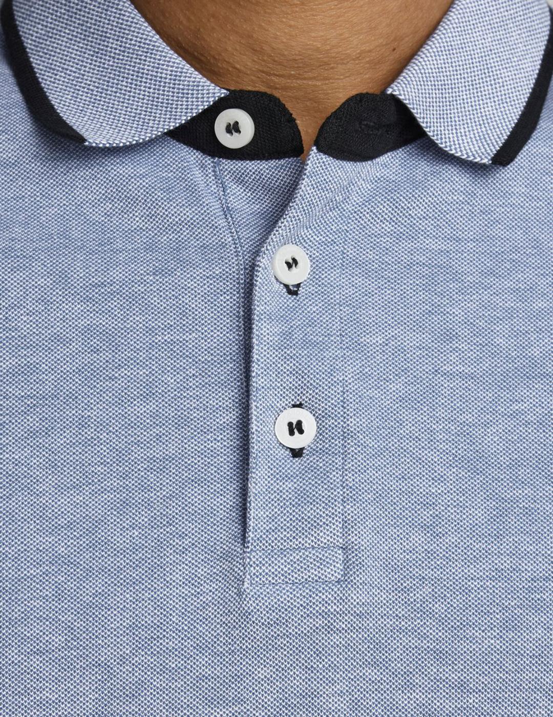 Polo Jack&Jones Paulos celeste para hombre-&