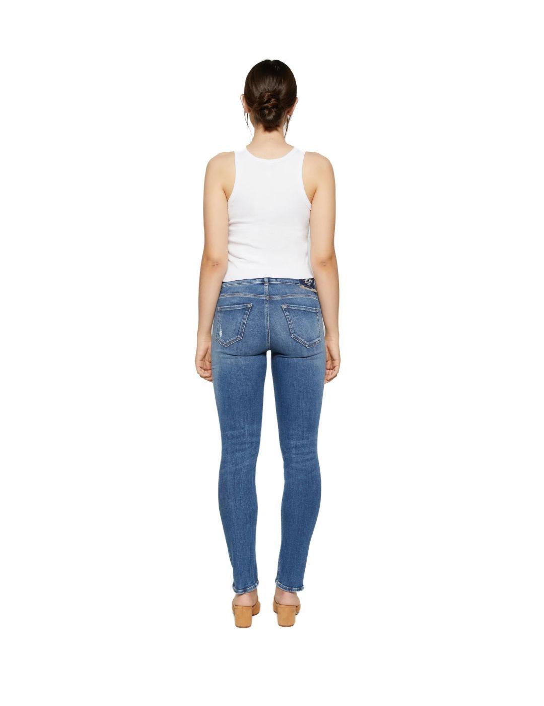 Vaquero Replay azul para mujer -&