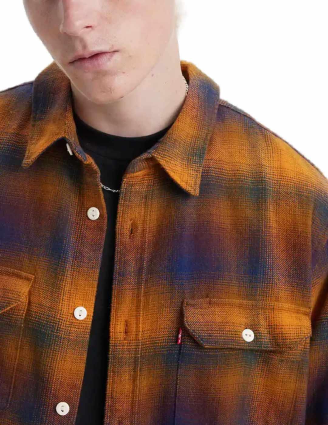 Sobrecamisa Levi´s de manga larga tonos tierra de hombre