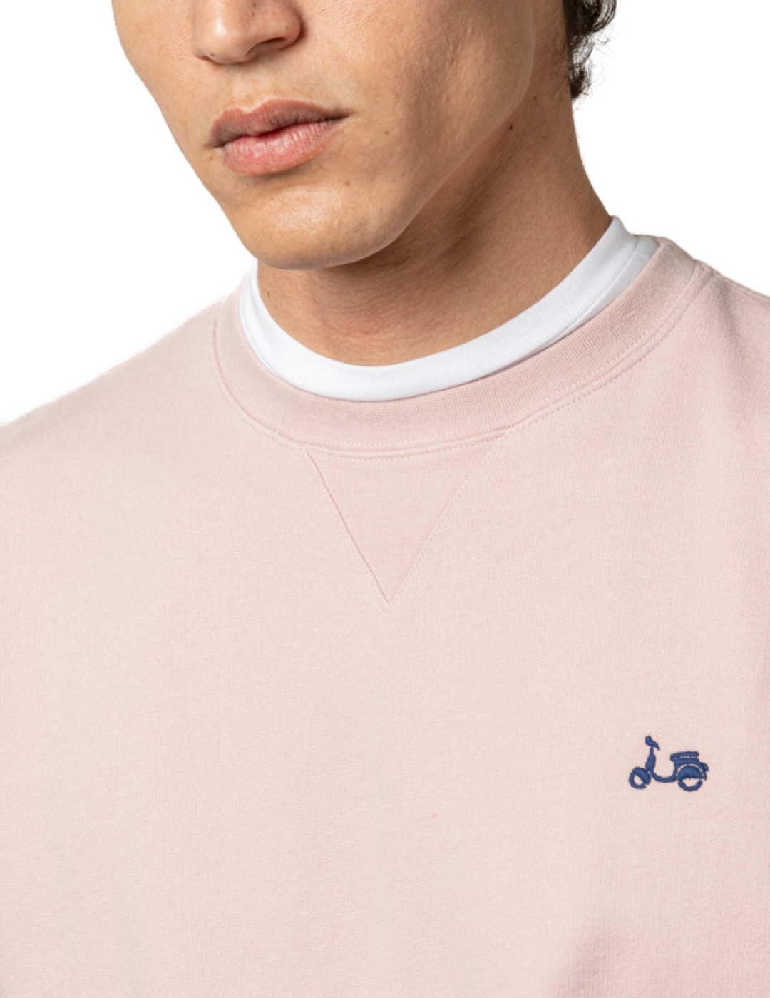 Sudadera Scotta Rainy rosa espalda estampada para hombre