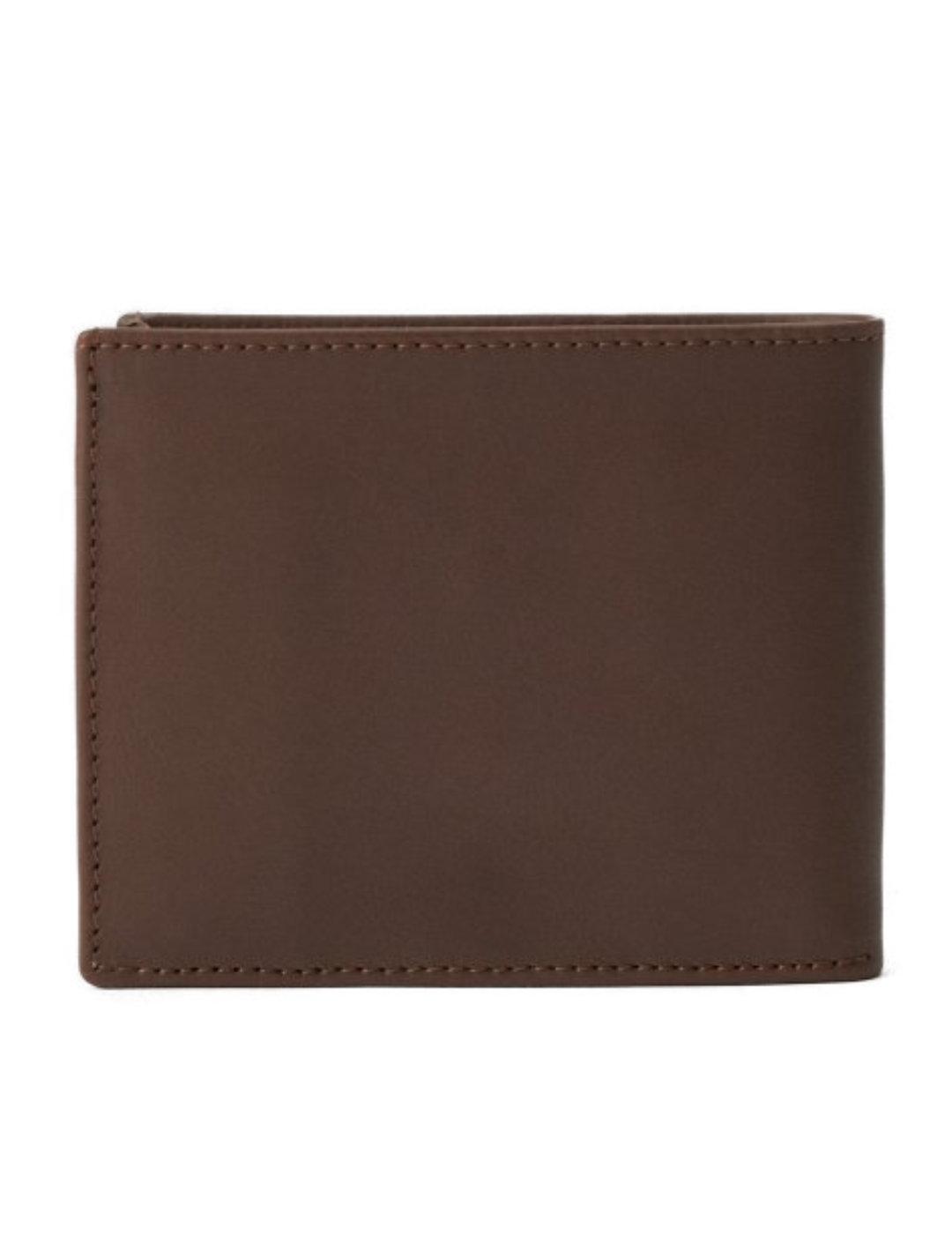 Cartera Salsa de cuero marrón de hombre-&