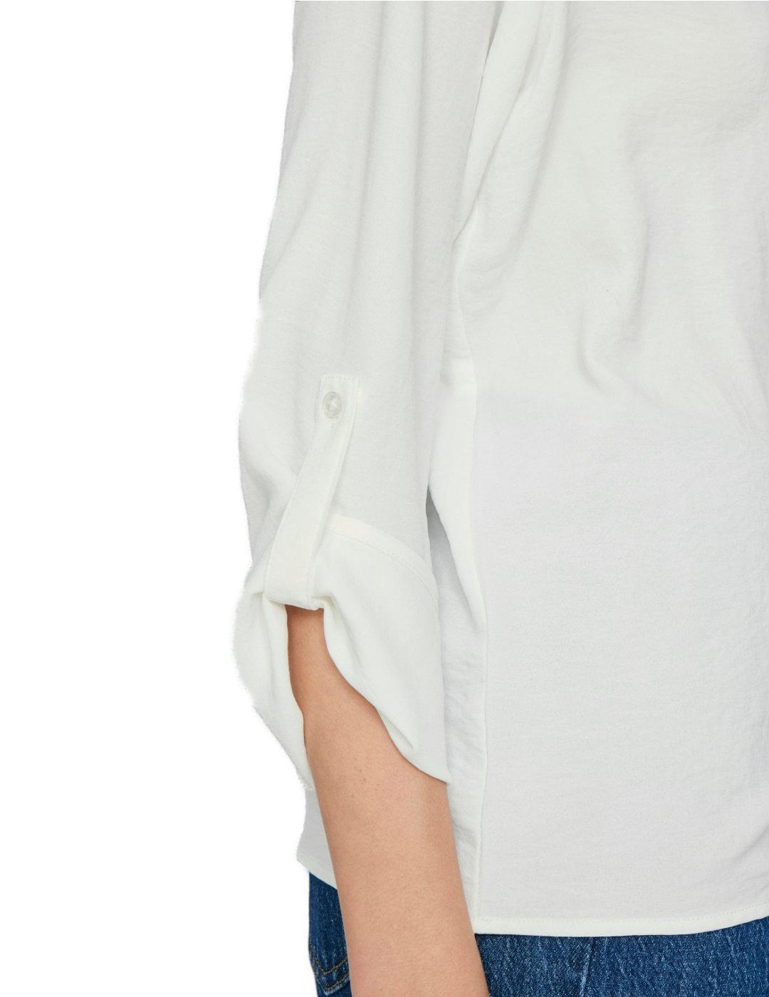 Blusa Vila Josa 3/4 blanco para mujer-NG