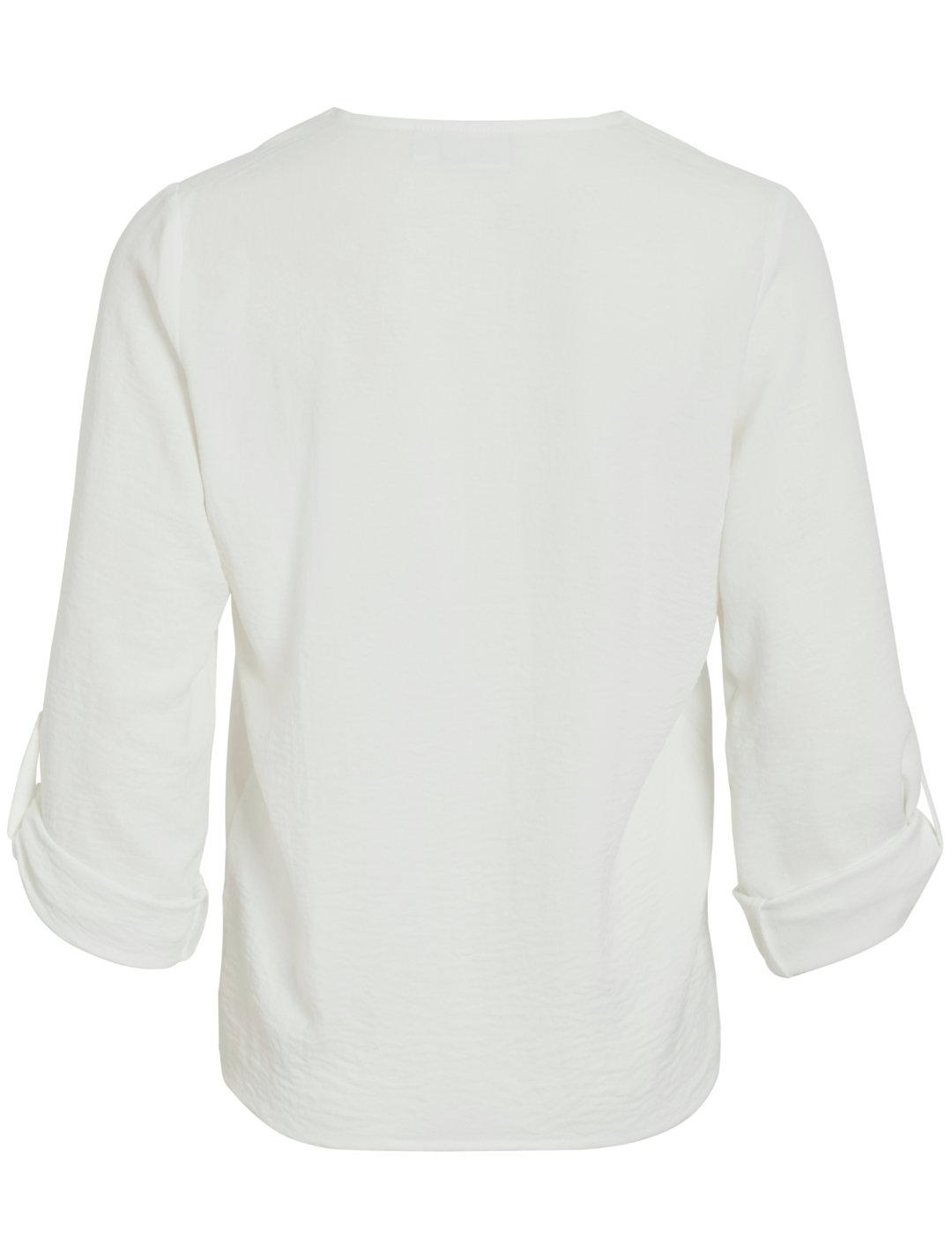 Blusa Vila Josa 3/4 blanco para mujer-NG