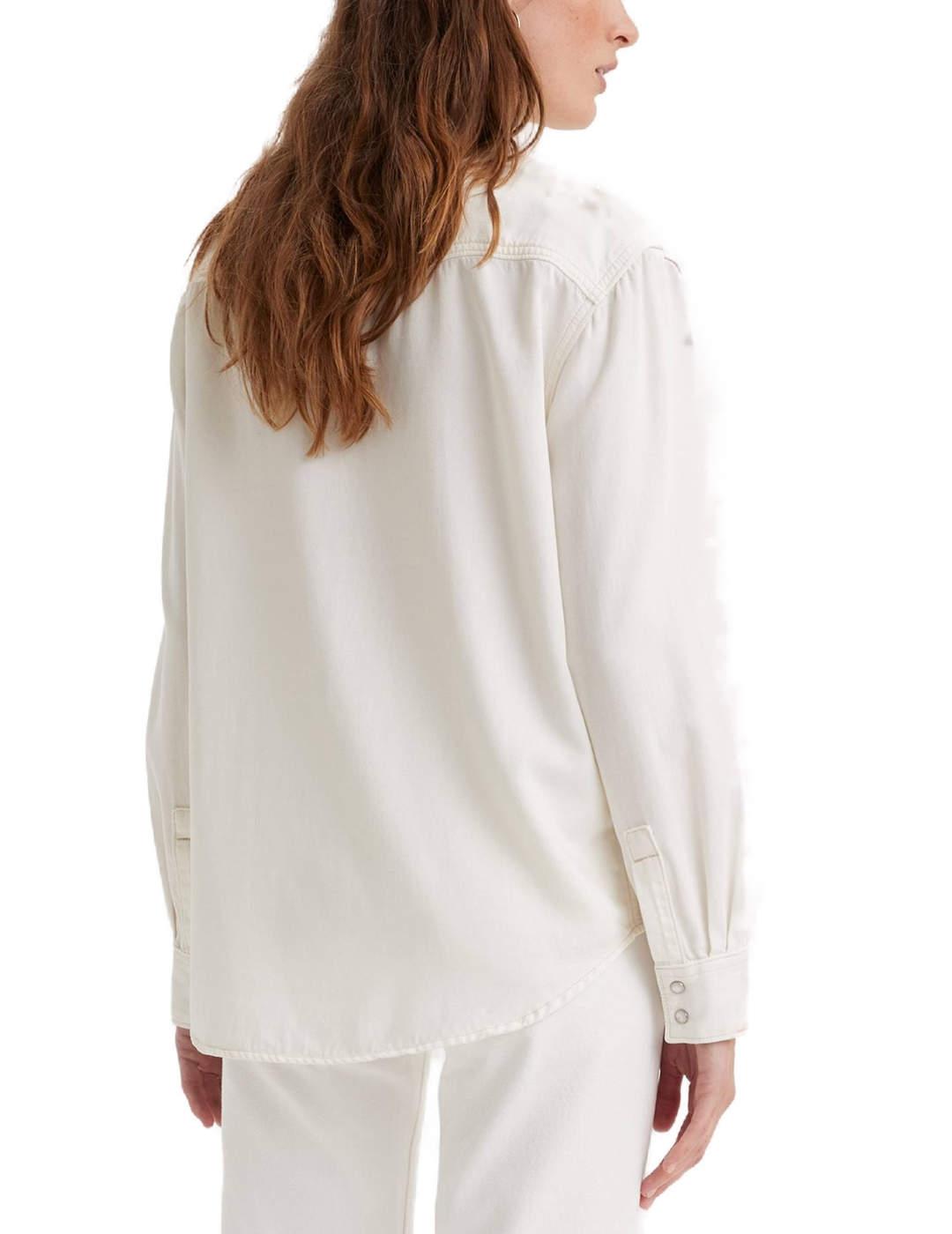 Camisa Levi´s vaquera Ecru Crew de mujer-Sg