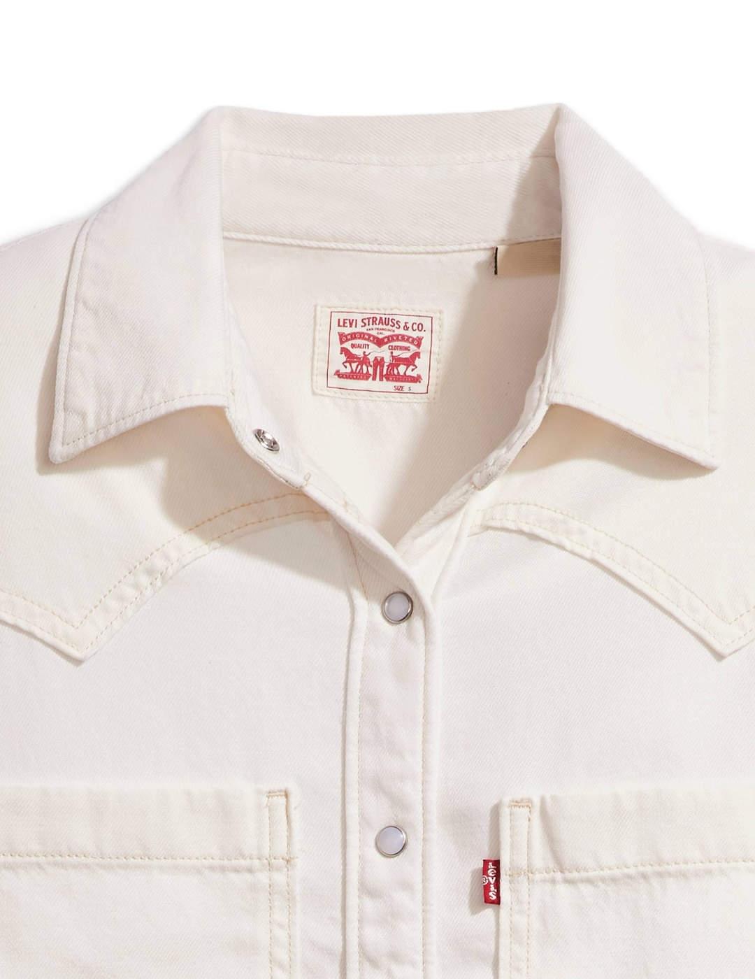 Camisa Levi´s vaquera Ecru Crew de mujer-Sg