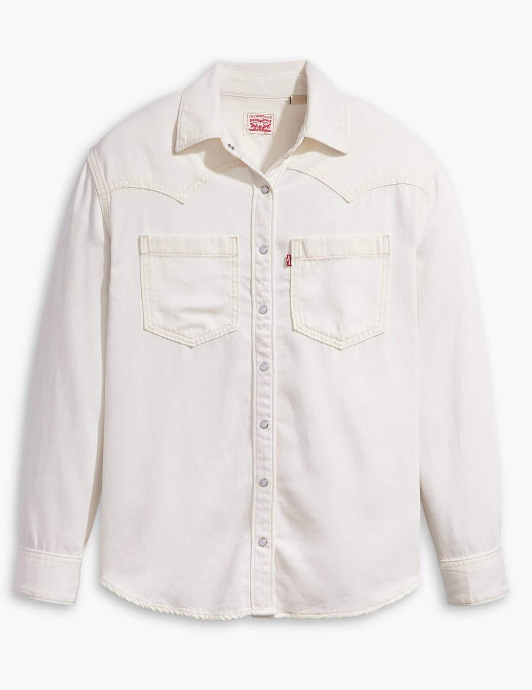 Camisa Levi´s vaquera Ecru Crew de mujer-Sg