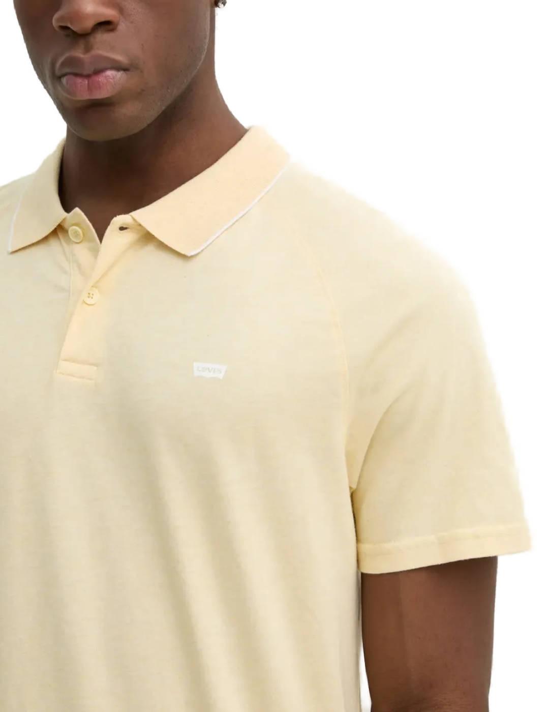 Polo Levi's Neutral línea blanca de hombre-Sg