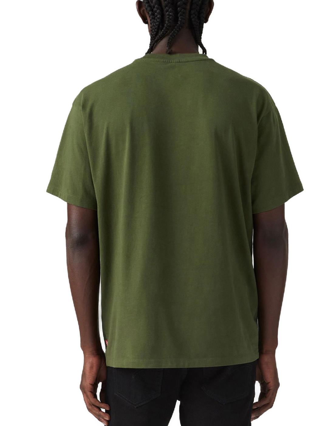 Camiseta Levi's Graphic Vintage green de hombre