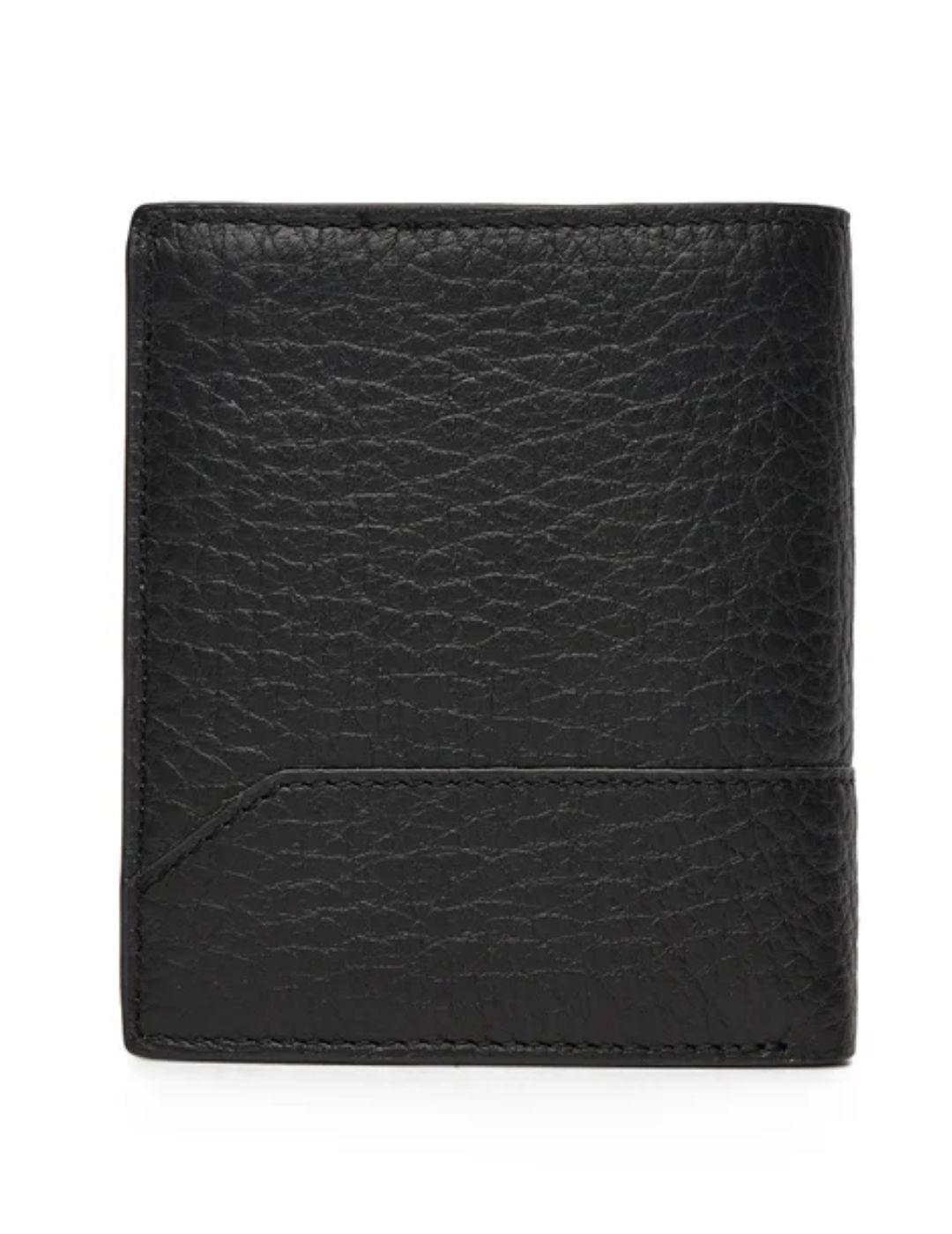 Cartera Guess Barcellona negra de piel para hombre
