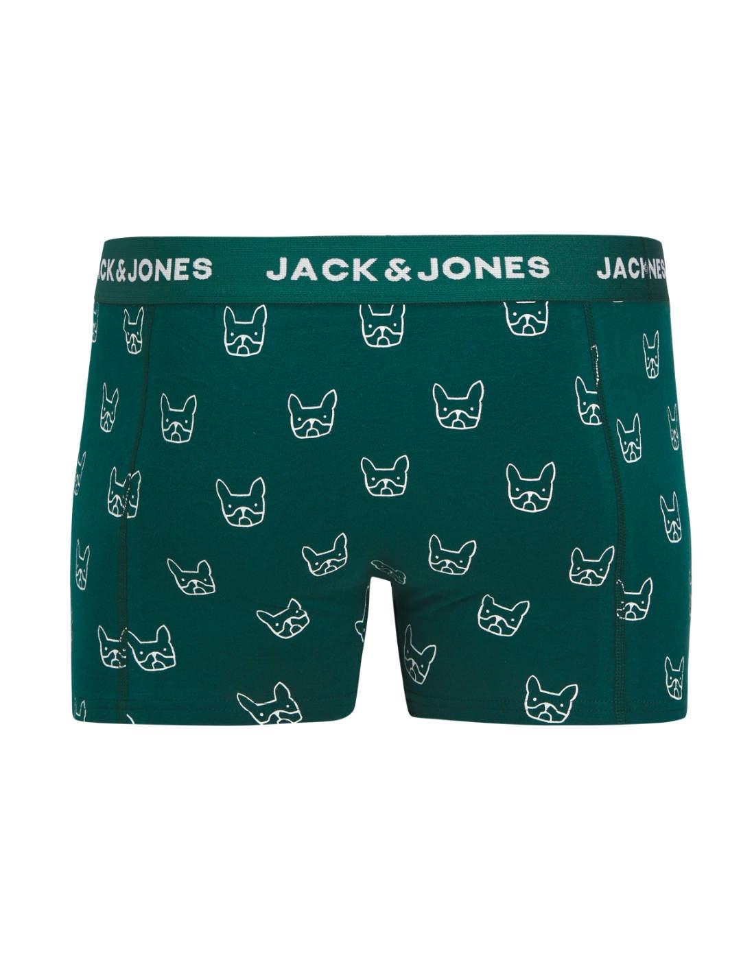 Íntimo Jack&Jones Dog pack3 marino tipo trunk para hombre