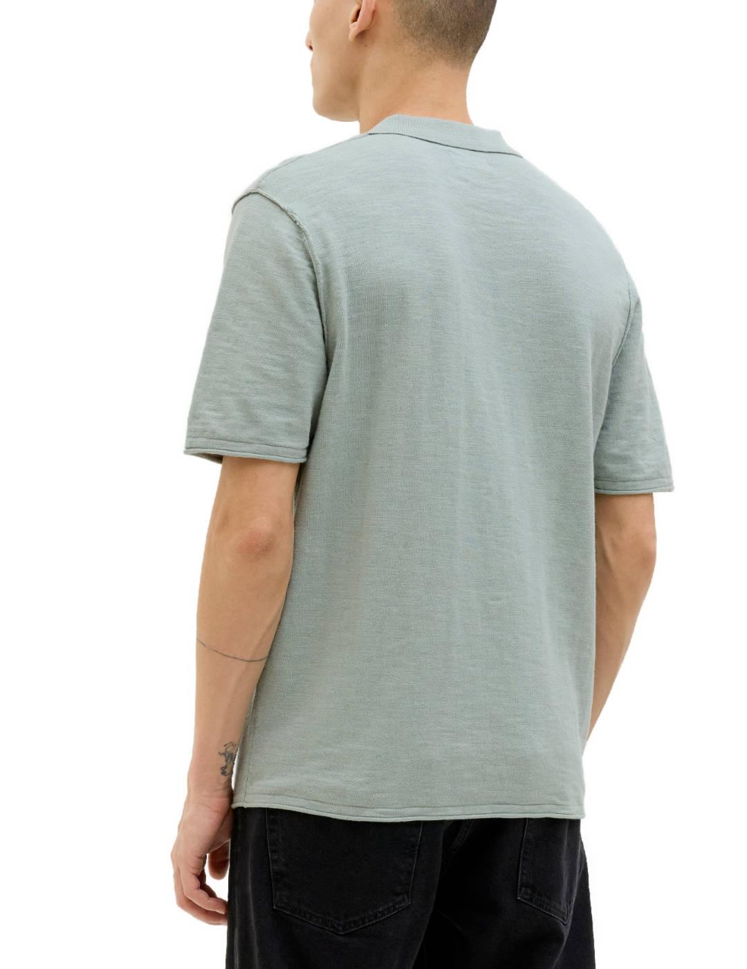 Polo Jack&Jones Kane verde manga corta para hombre