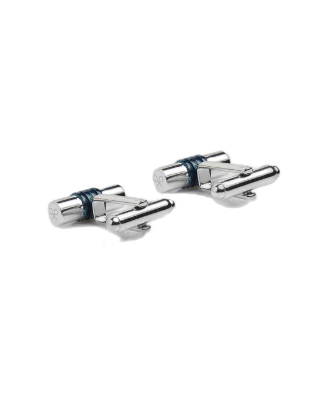 Gemelo Silbon  raquetas marino plateado para hombre