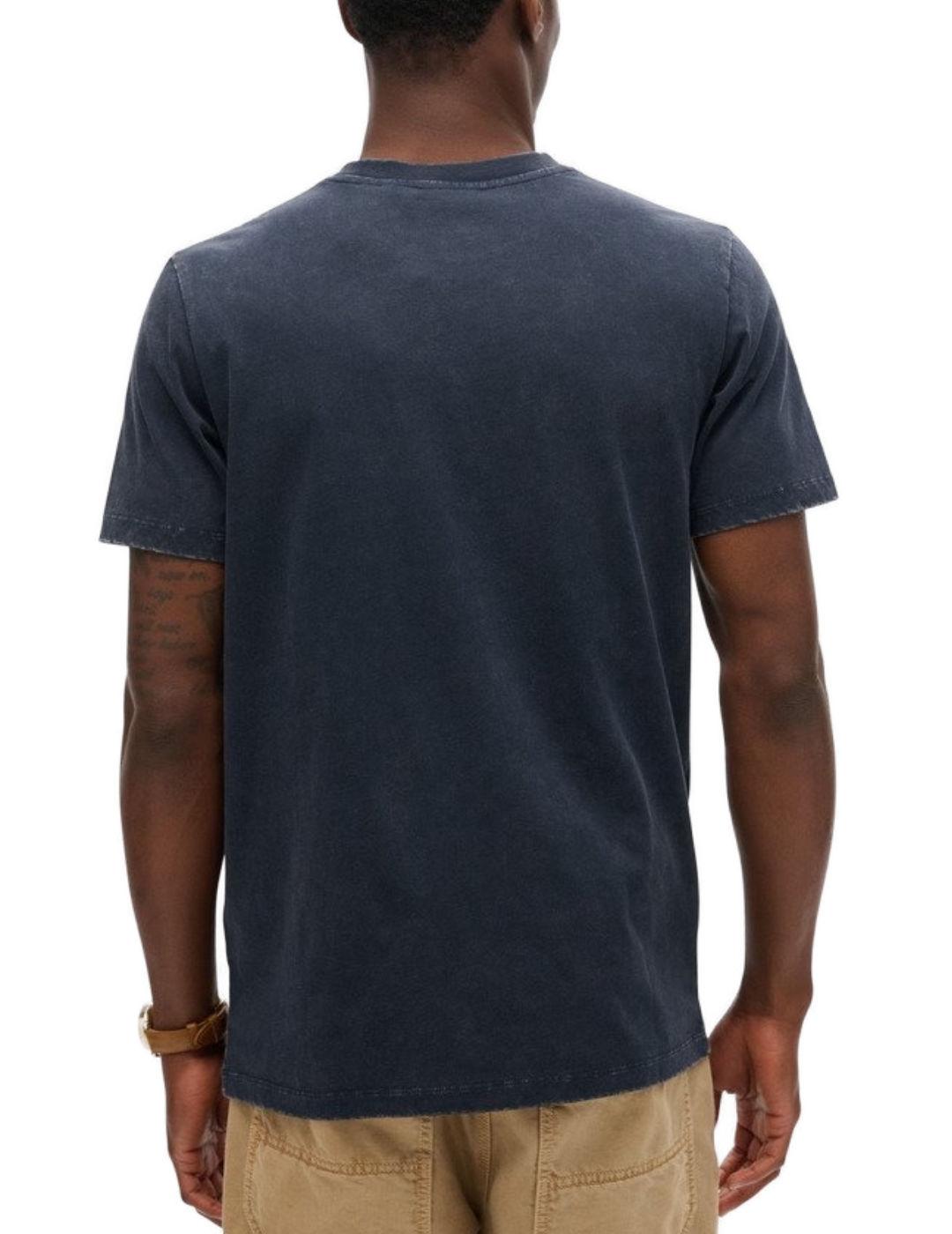 Camiseta Superdry Cali logo marino manga corta para hombre