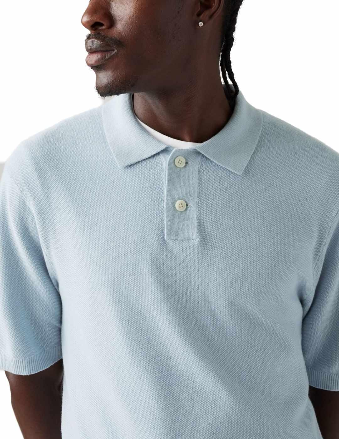 Polo Levi's de punto Blue de hombre-Sg