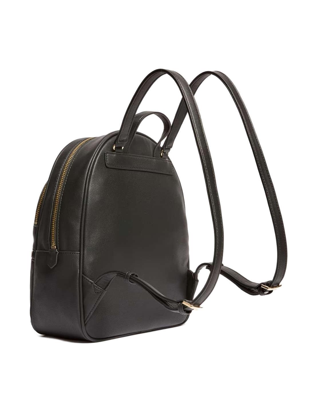 Mochila Guess Manhattan Large negra para mujer
