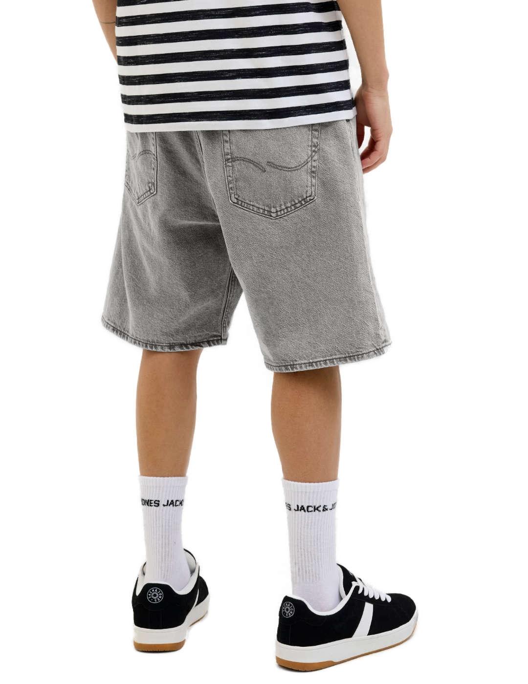 Bermuda Jack&Jones Tony gris loose fit para hombre
