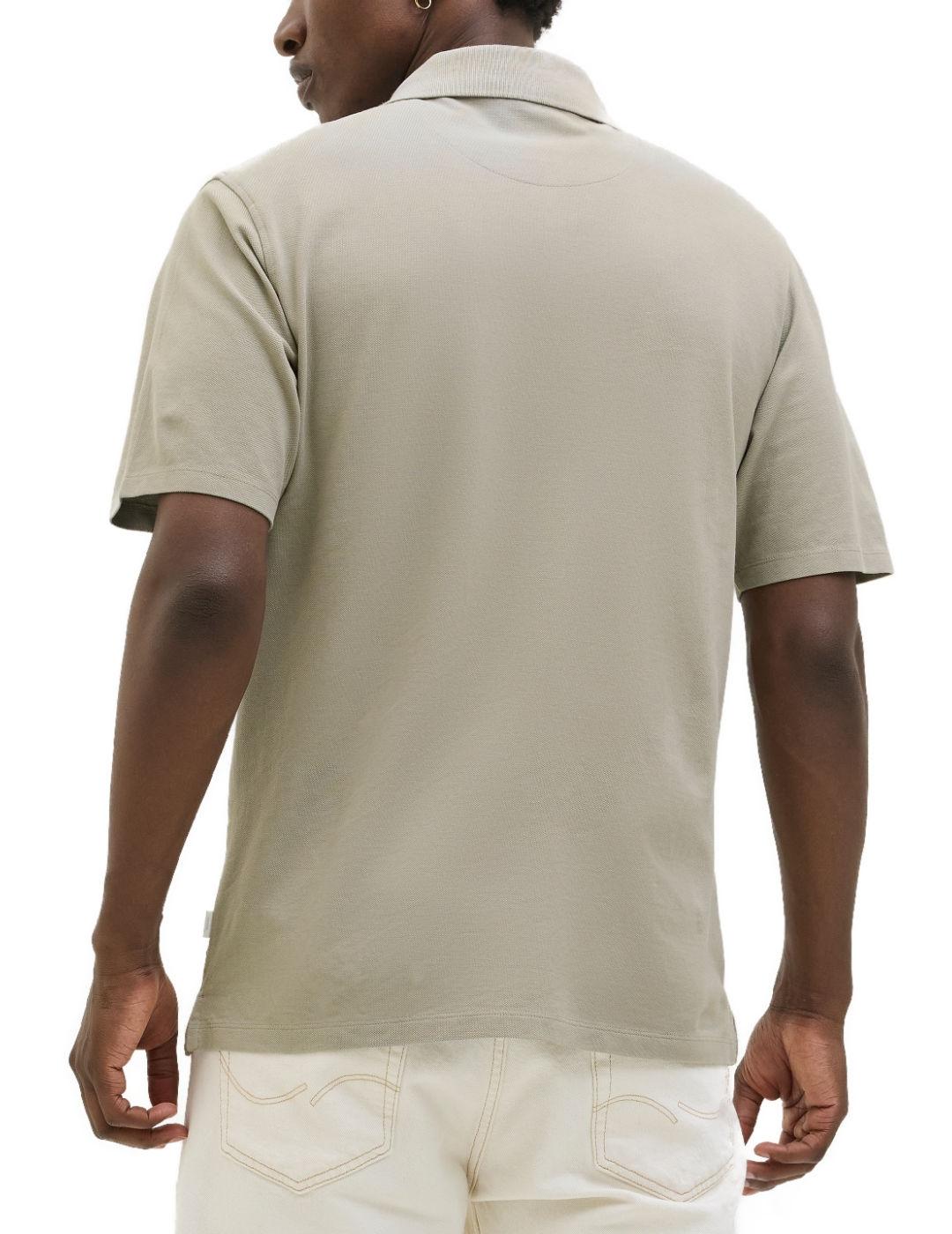 Polo Jack&Jones Bluwilliam verde manga corta para hombre