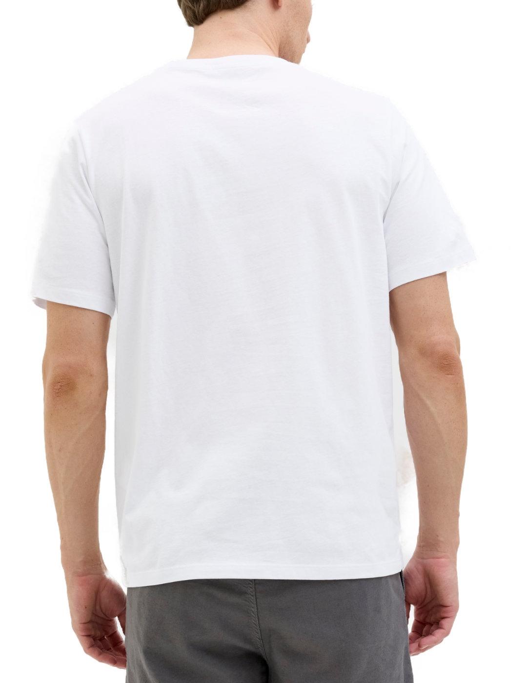 Camiseta Jack&Jones Barbados blanco manga corta para hombre