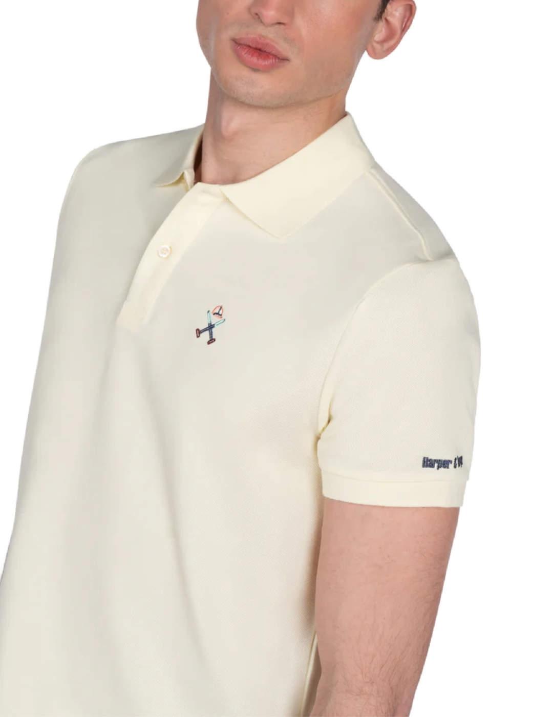 Polo Harper&Neyer Derim amarillo manga corta para hombre