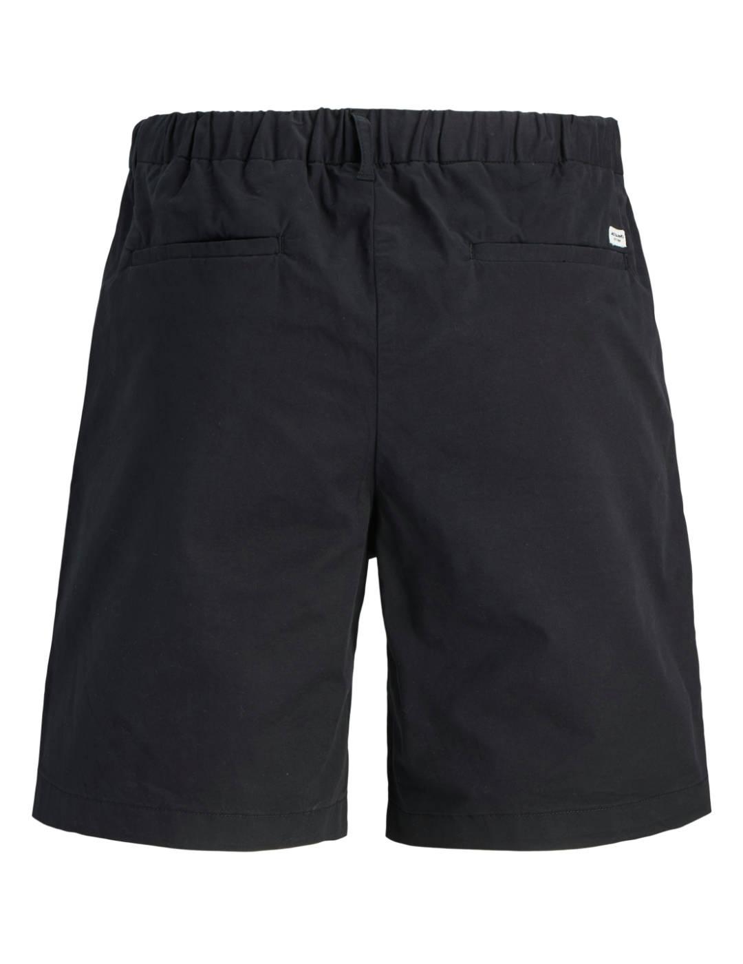 Bermuda Jack&Jones Jaiden negro con cordón para hombre