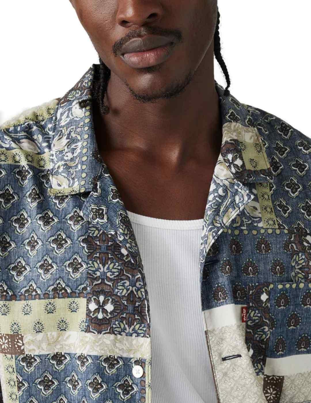 Camisa Levi's Multi Colour manga corta para hombre