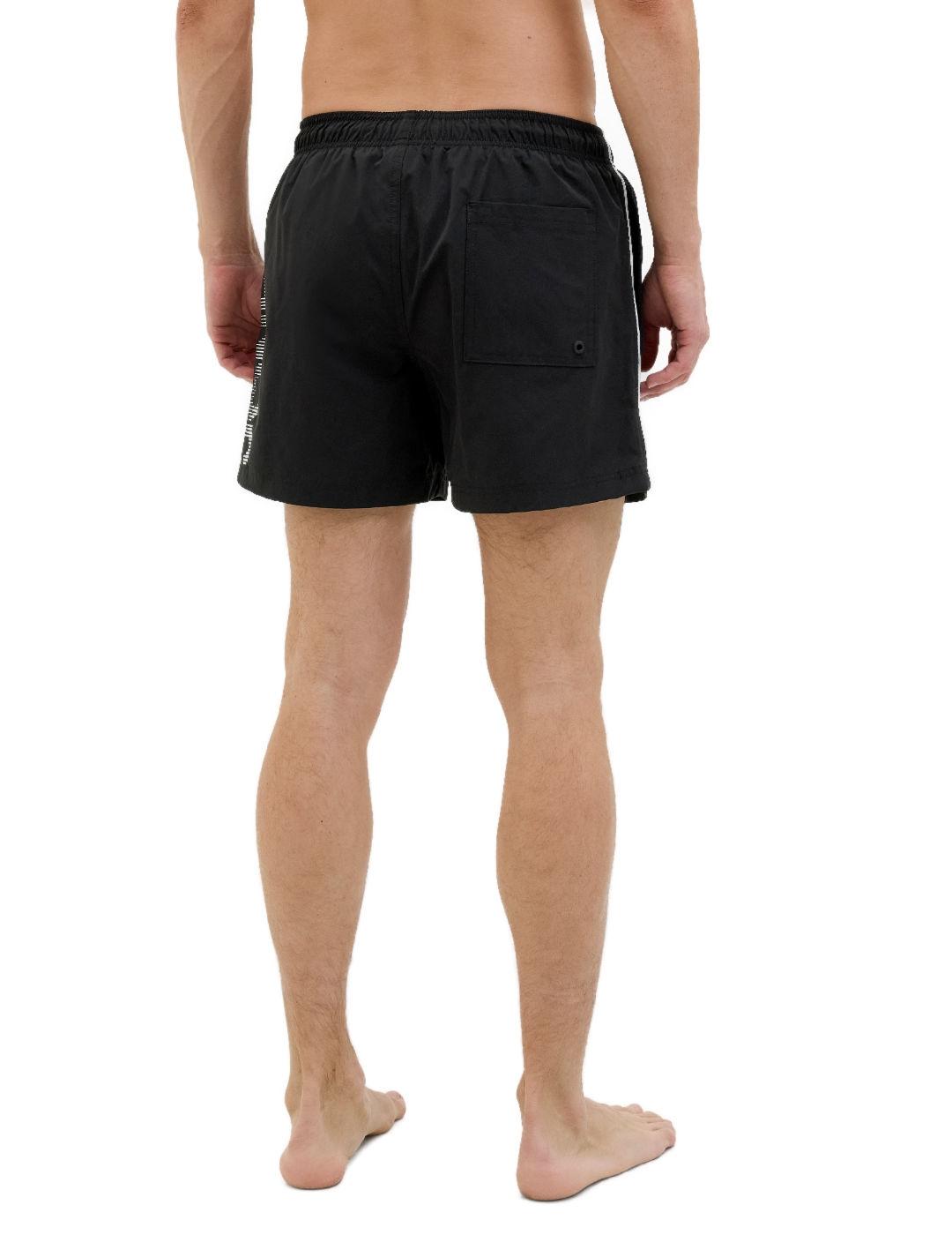 Bañador Jack&Jones Maui negro con cordón para hombre