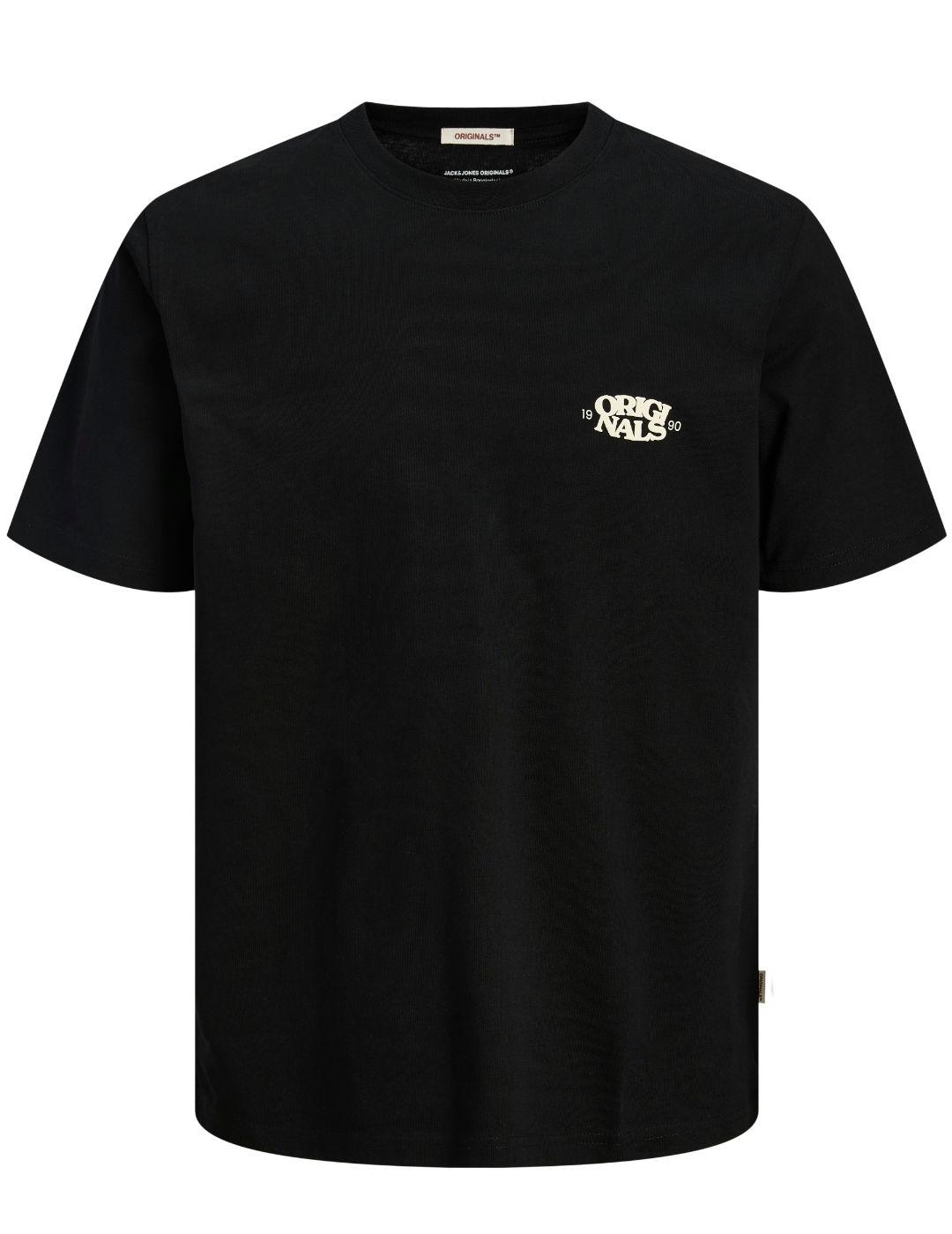 Camiseta Jack&Jones Tavira negra manga corta para hombre