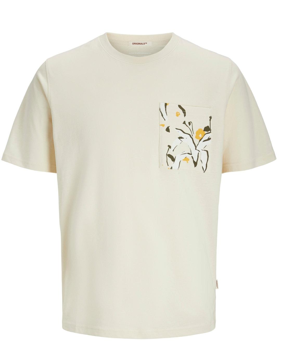 Camiseta Jack&Jones Tavira crudo manga corta para hombre